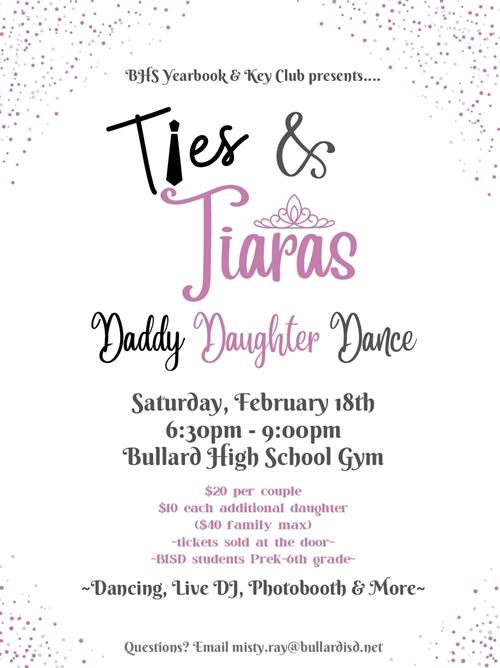 Ties and Tiaras Daddy Daughter Dance